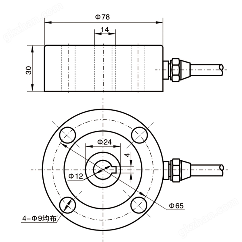NTJH-4D轮辐式称重传感器